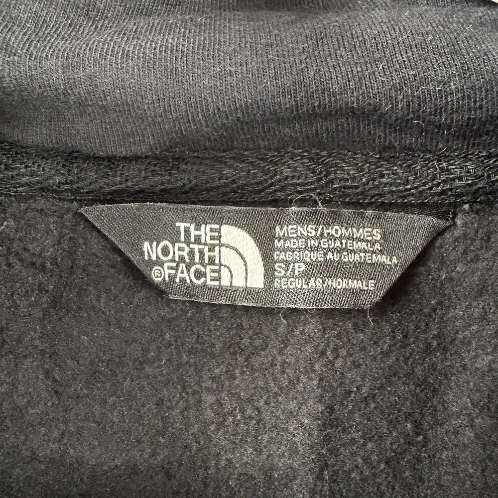 The North Face Hoodie‎ Mens Small Black Logo Graphic Pullover Fleece Sweatshirt